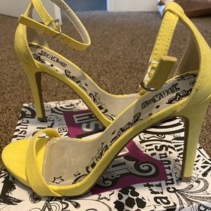 Yellow heels